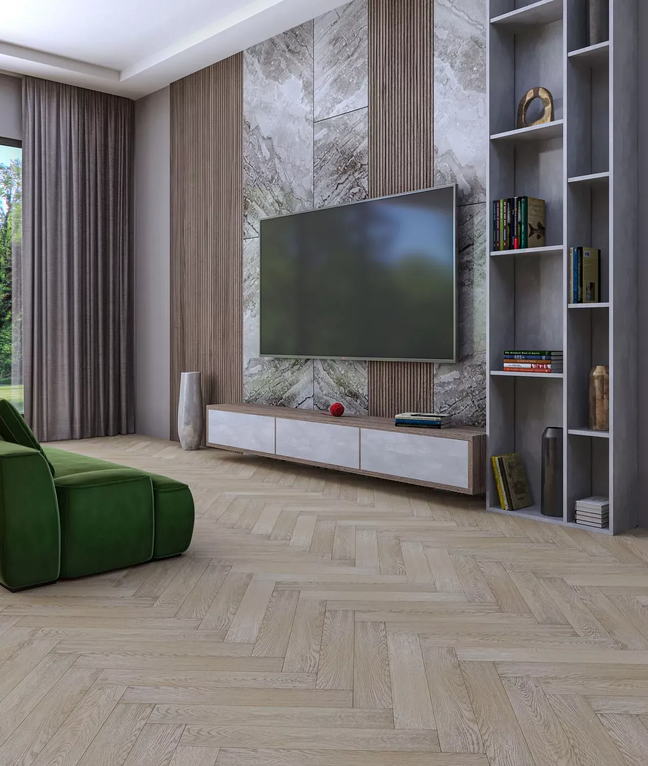 MS4308 MY STEP Herringbone Ламинат Дуб Руан