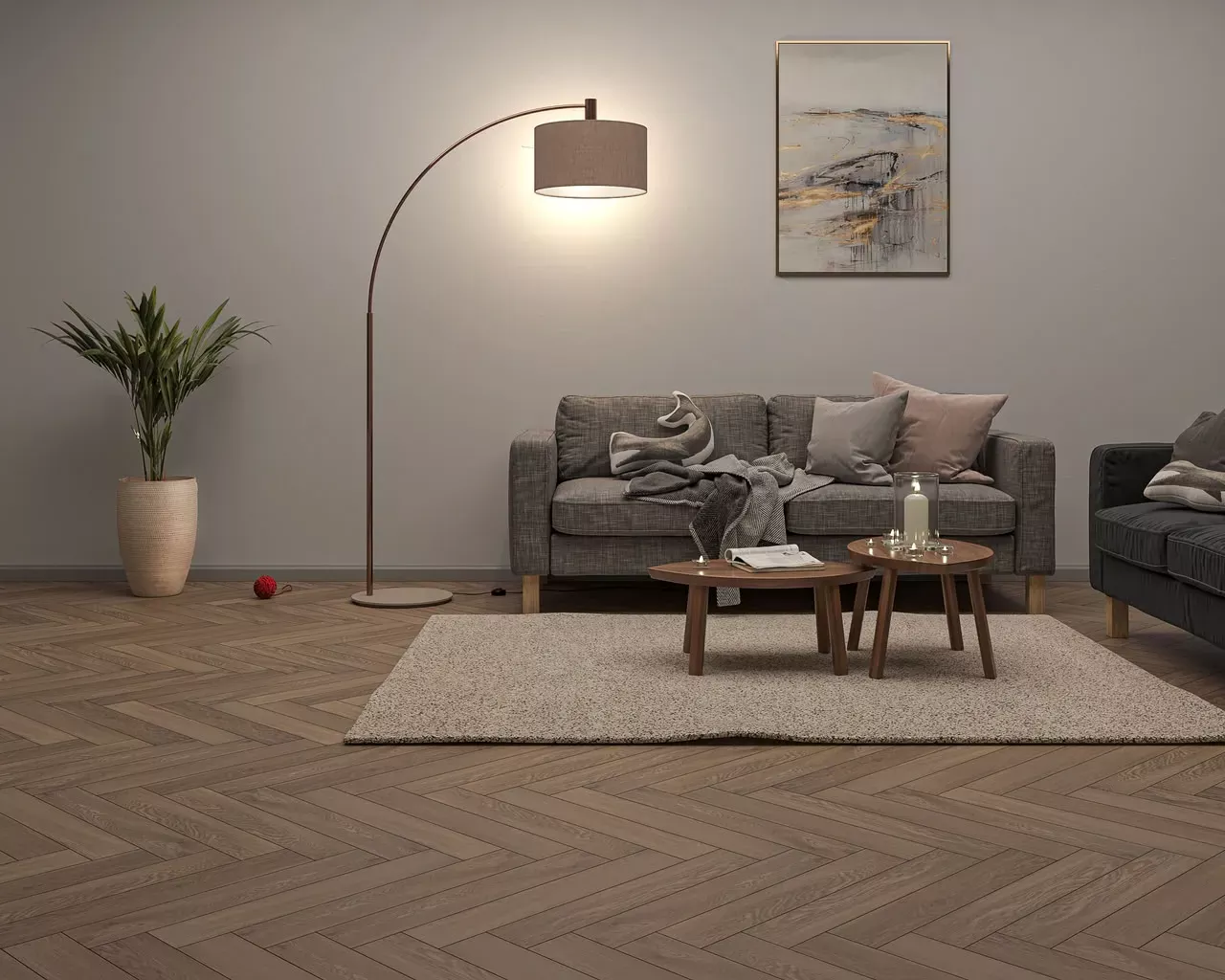 MS4208 MY STEP Herringbone Ламинат Дуб Бордо