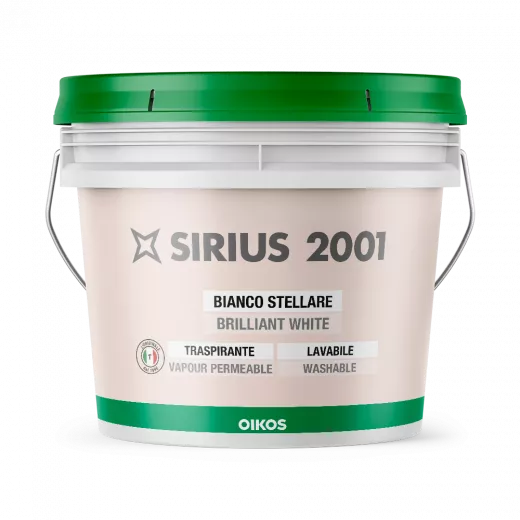 Oikos Sirius 2001 белоснежная краска для потолков
