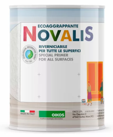 Oikos Novalis Aggrappante акриловый грунт для непористых поверхностей