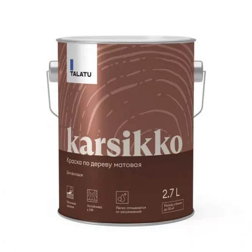 TALATU karsikko краска по дереву для фасадов 