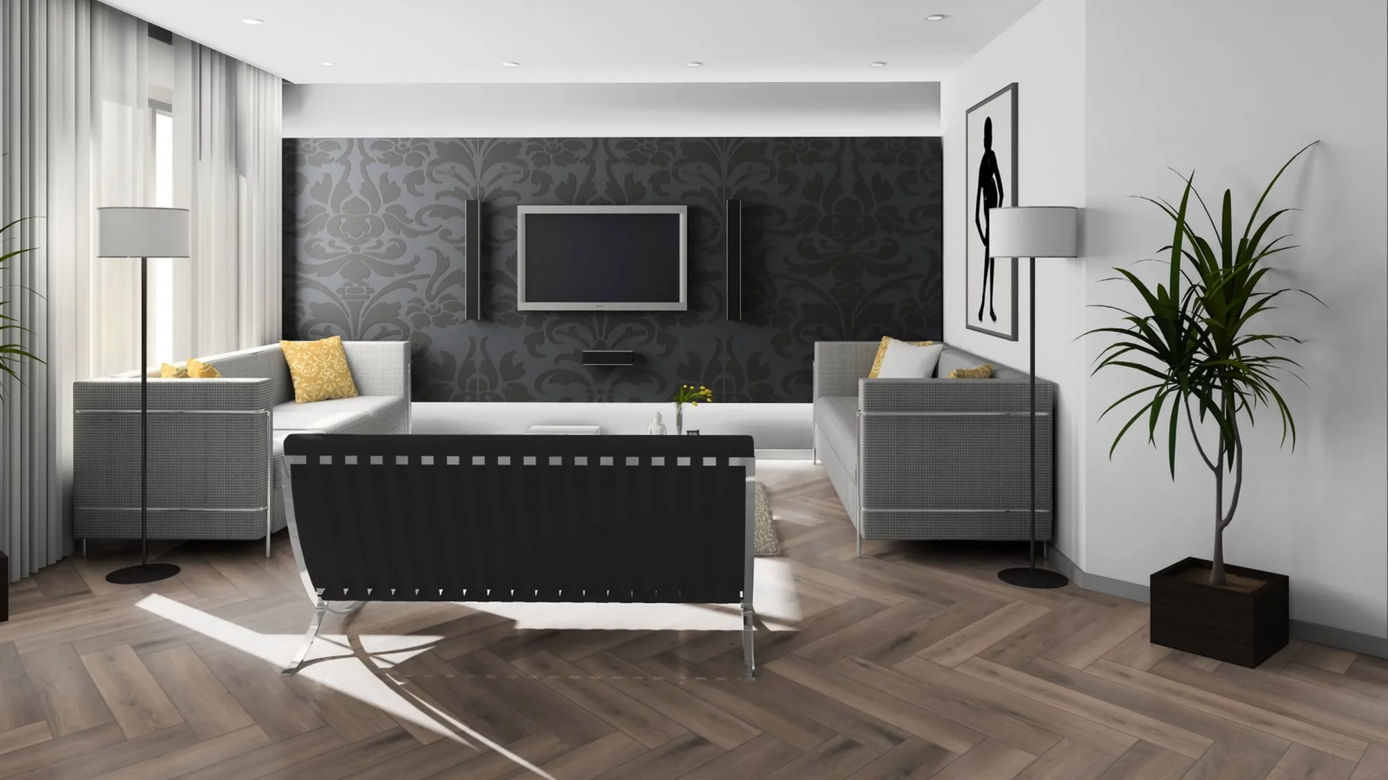 D3860 HERRINGBONE Herringbone Ламинат Ferrara Oak